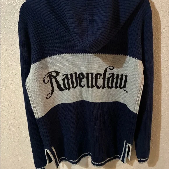 Harry Potter Ravenclaw Pullover Drawstring Hoodie Sweater - Picture 2 of 9